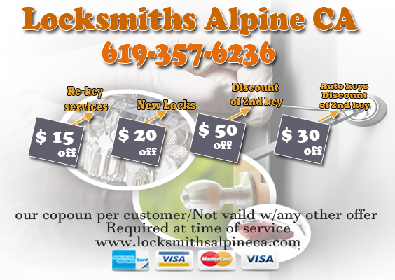 Locksmiths Alpine CA